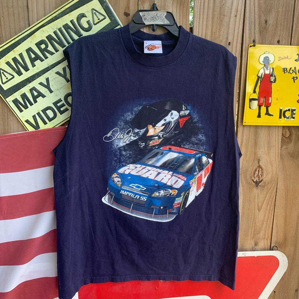 Vintage Y2K Dale Earnhardt Jr Nascar Tank Top Size XL by Winners